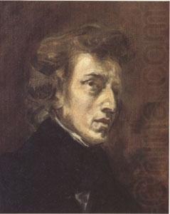 Eugene Delacroix Frederic Chopin (mk05) china oil painting image